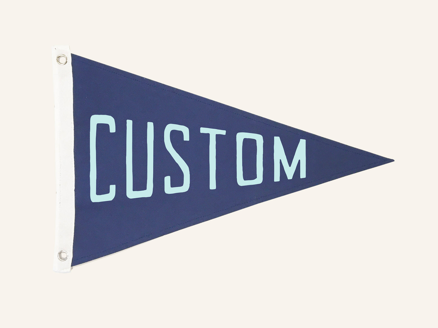 Custom Beach Flag - 12" x 18"