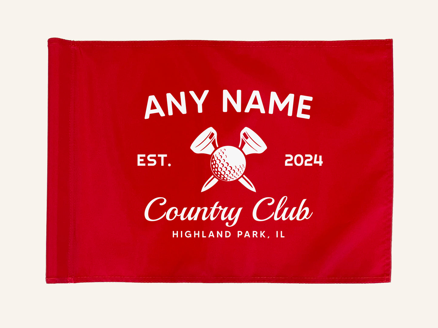 Large Nylon Golf Flag - 14" x 20"