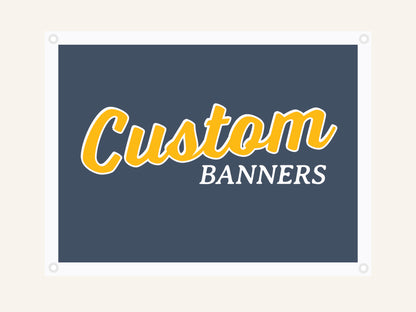 Custom Banner - 4 Sided - 18" x 24"