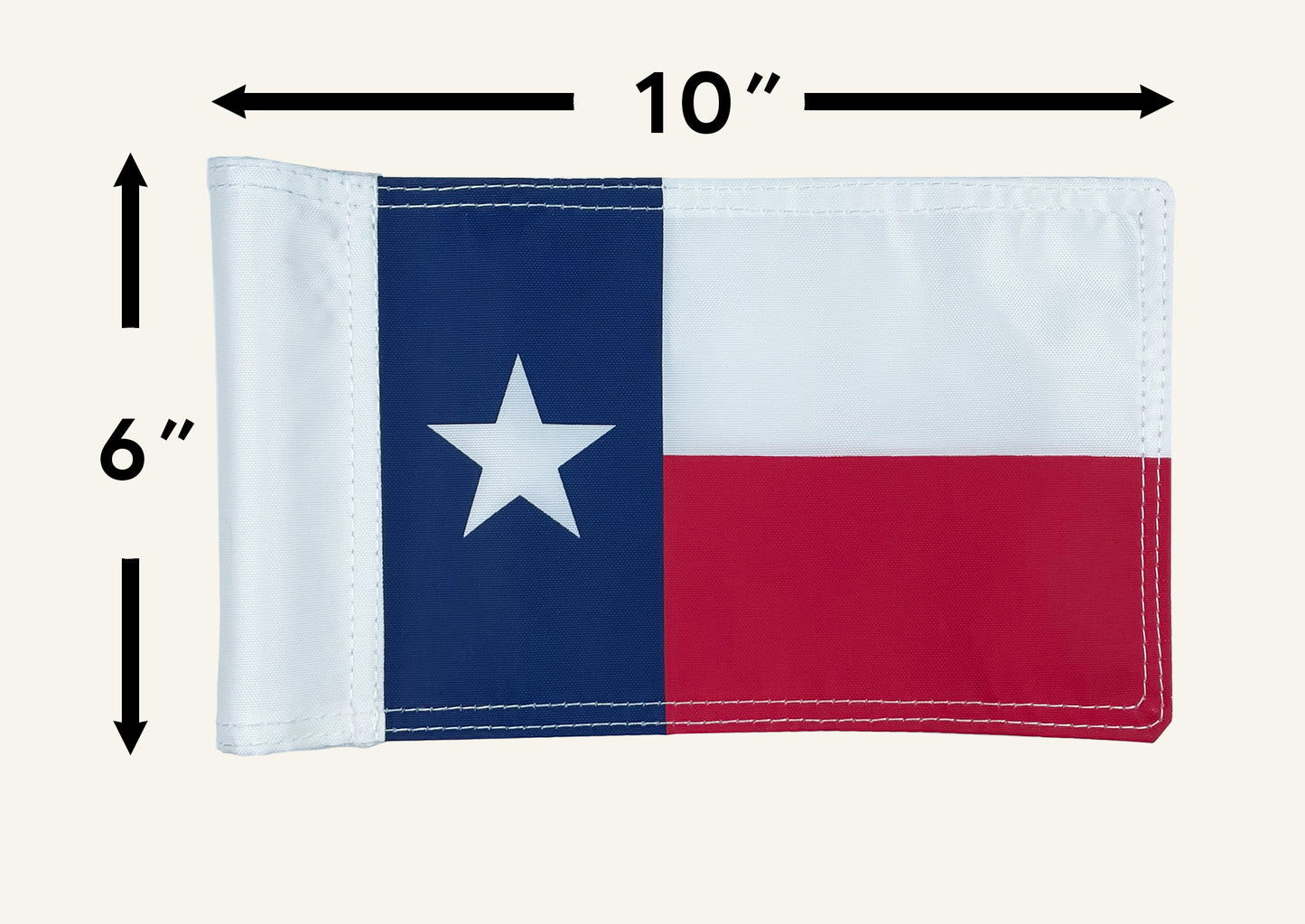 Mini Flag / Texas Lone Star - 6" x 10"